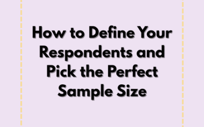 How to Efficiently Pick Your Respondents